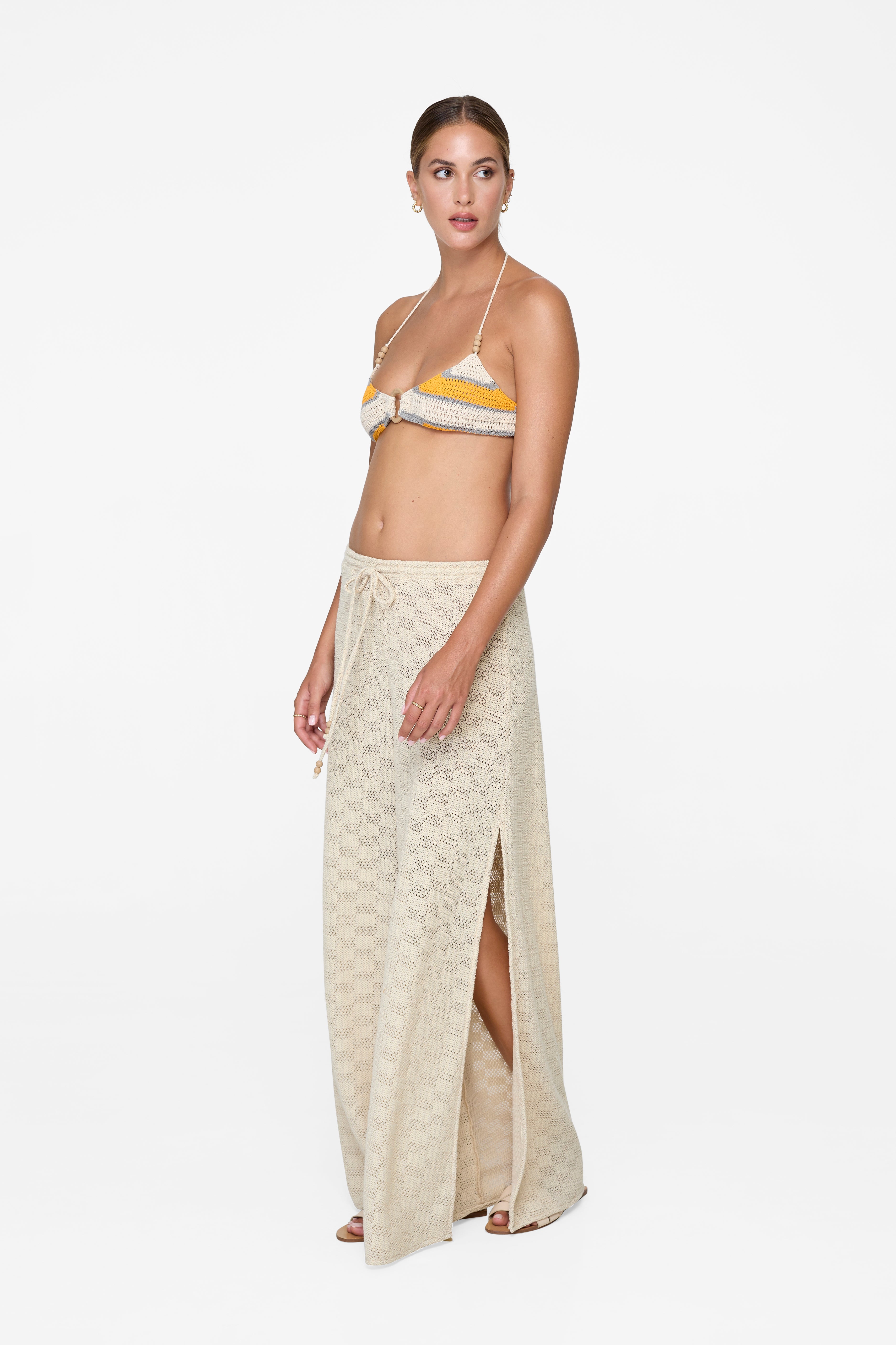 Naomi Pants - Cream Crochet