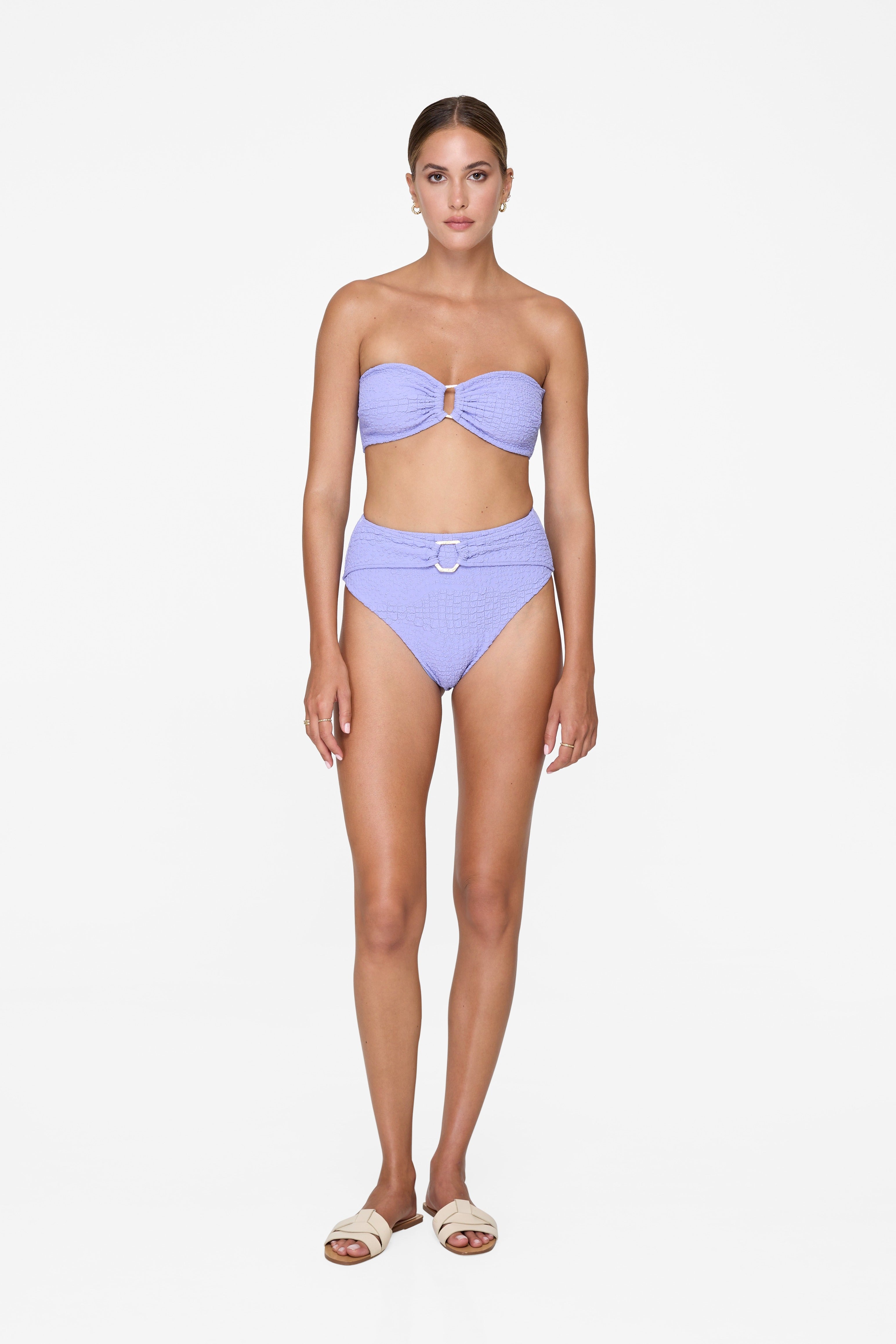 Inez Bottom - Lavender Croc