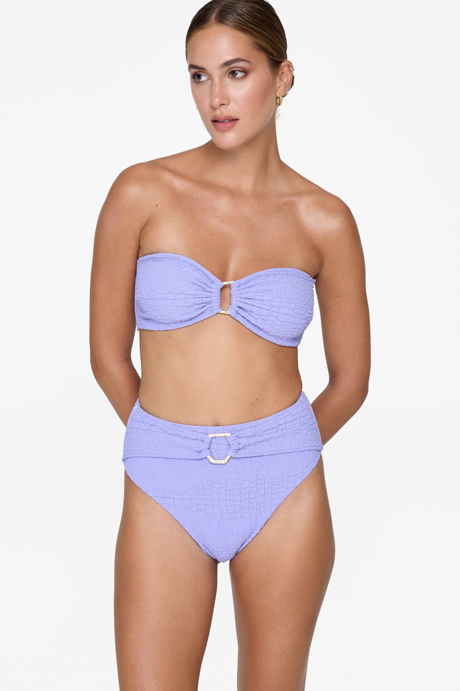 Inez Bottom - Lavender Croc