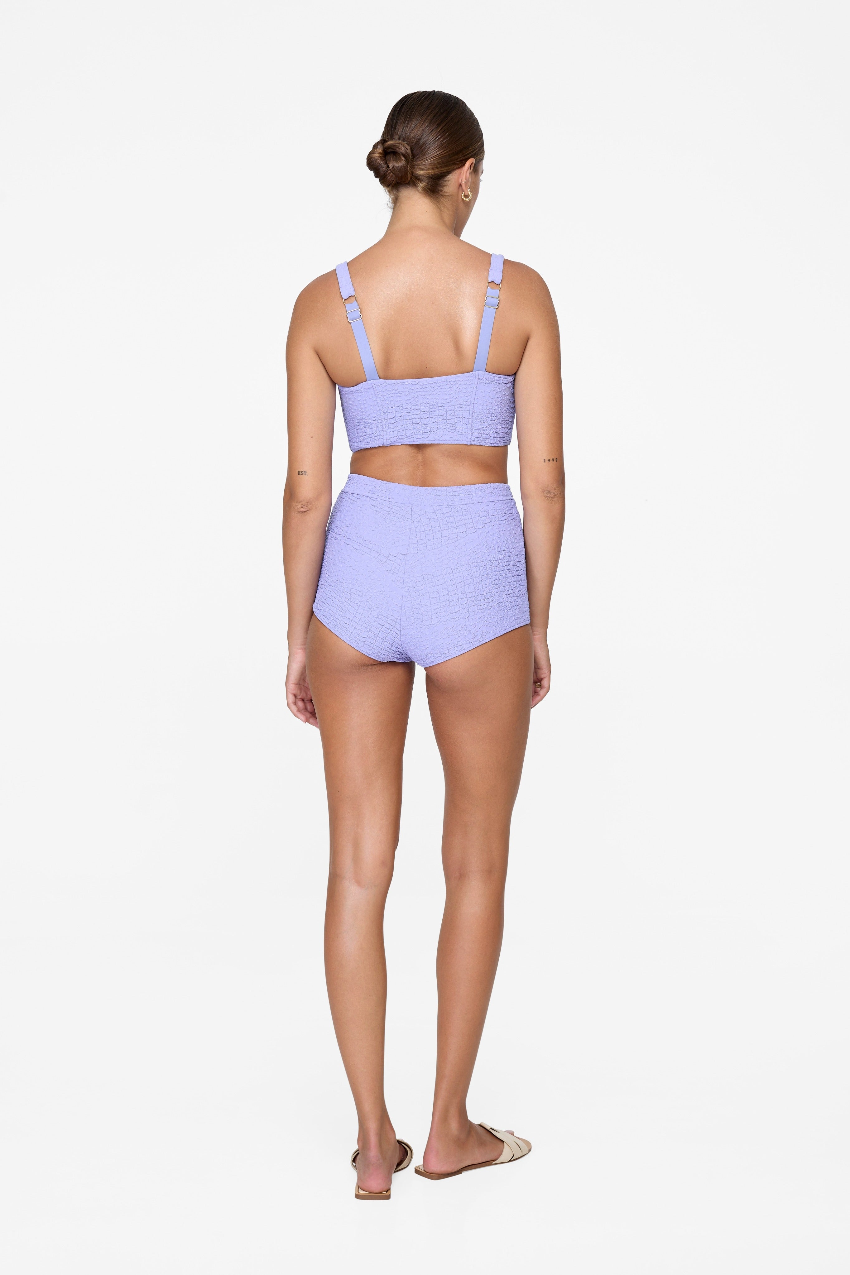 Hunter Top - Lavender Croc