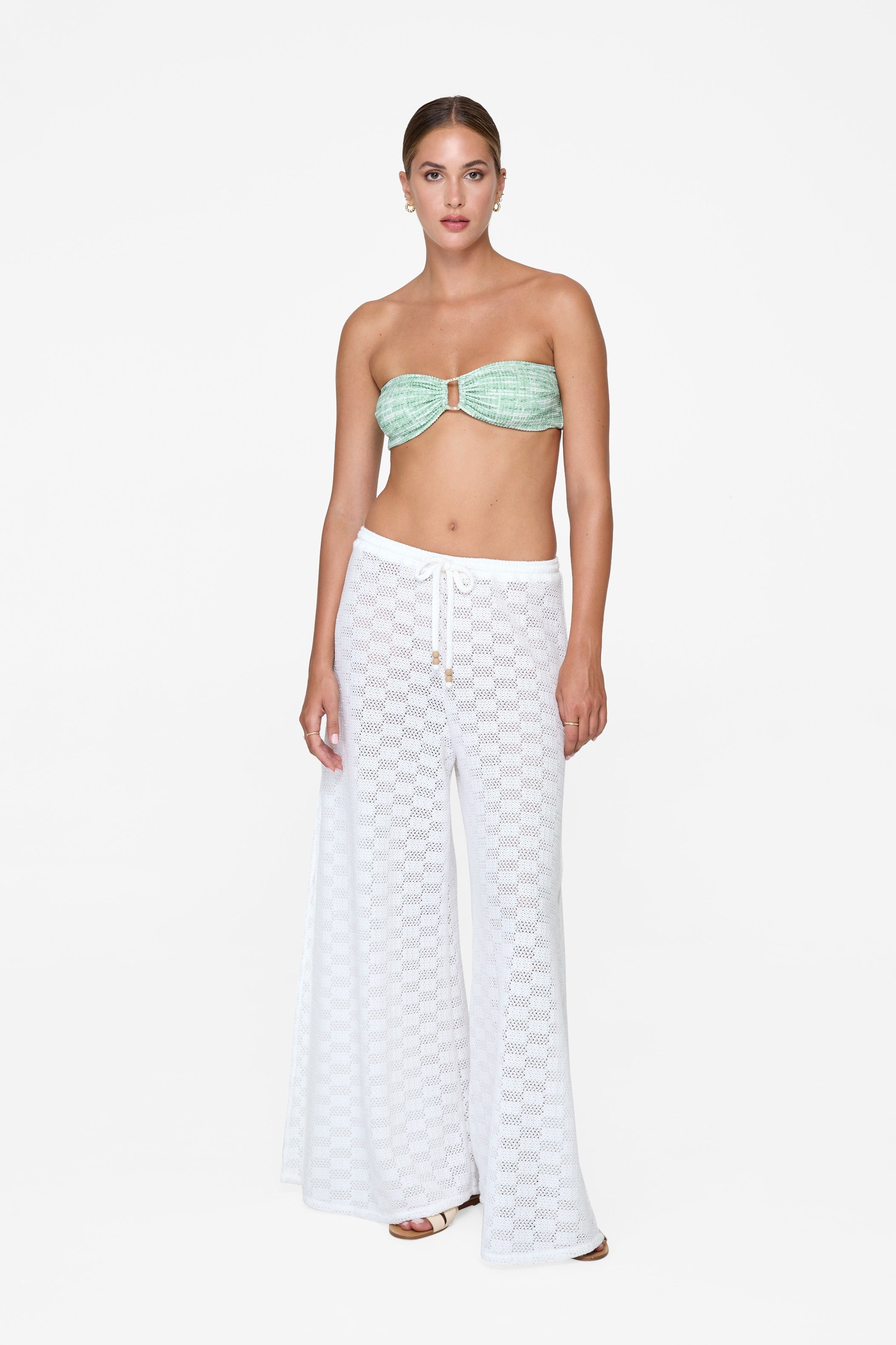 Penelope Pant - Petal White Crochet