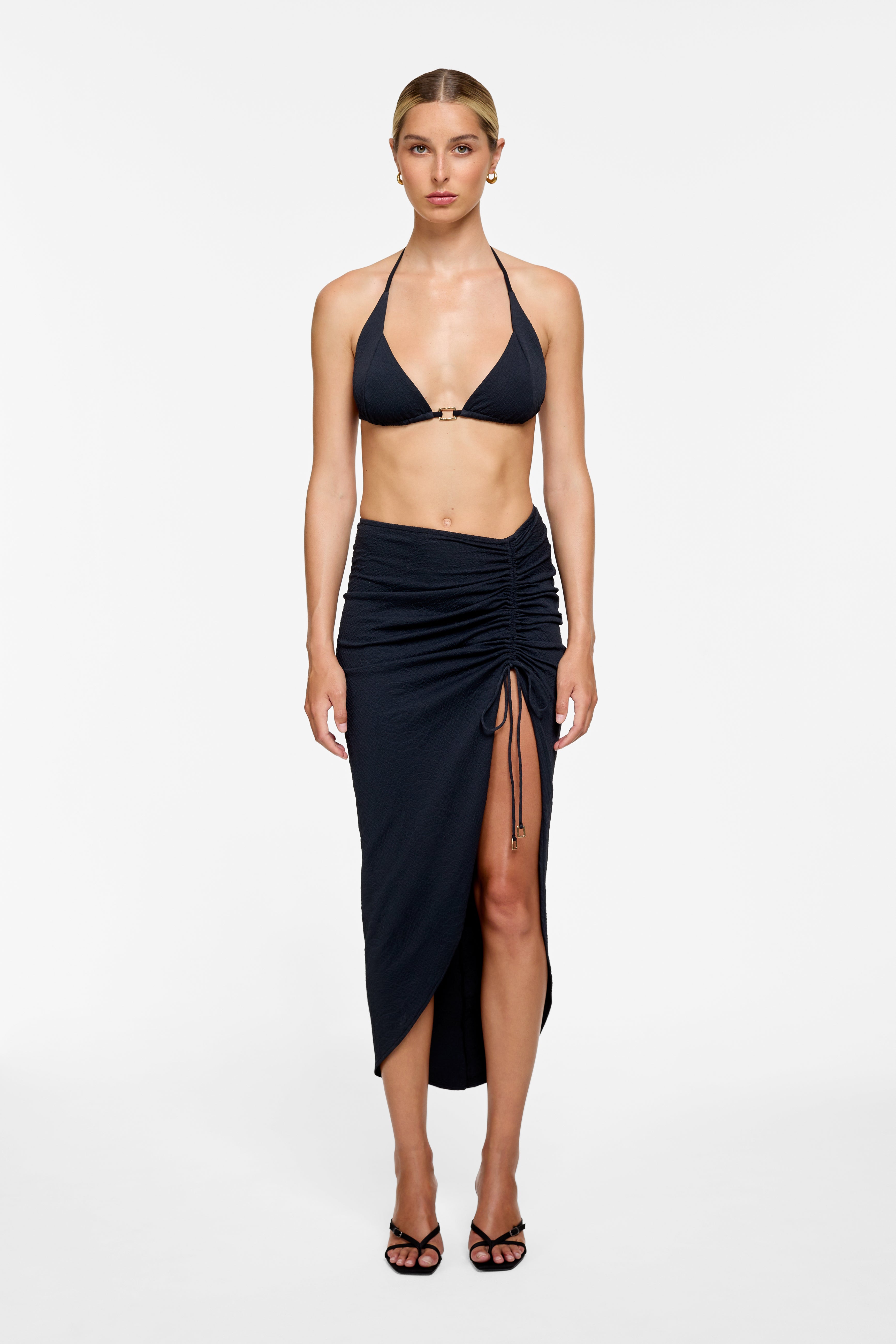 Simone Skirt - Black Snake
