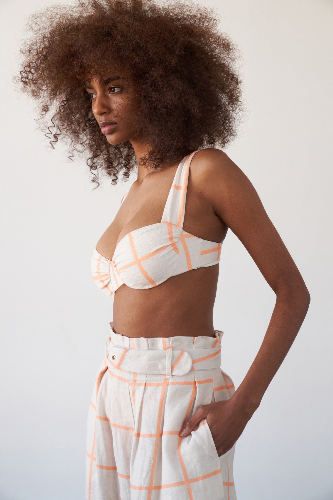 Phoebe Pant-Ettore Geo Linen