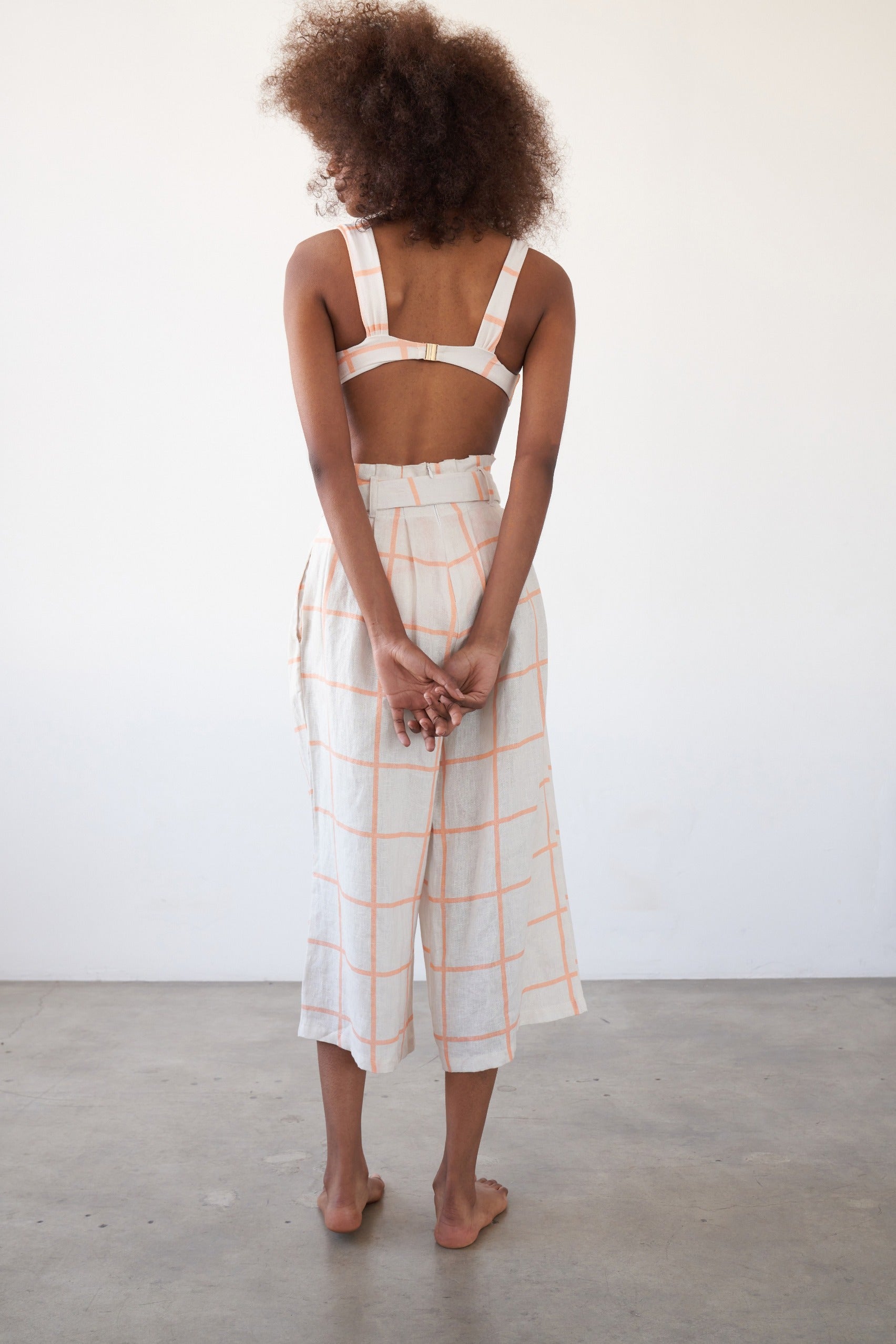 Phoebe Pant-Ettore Geo Linen
