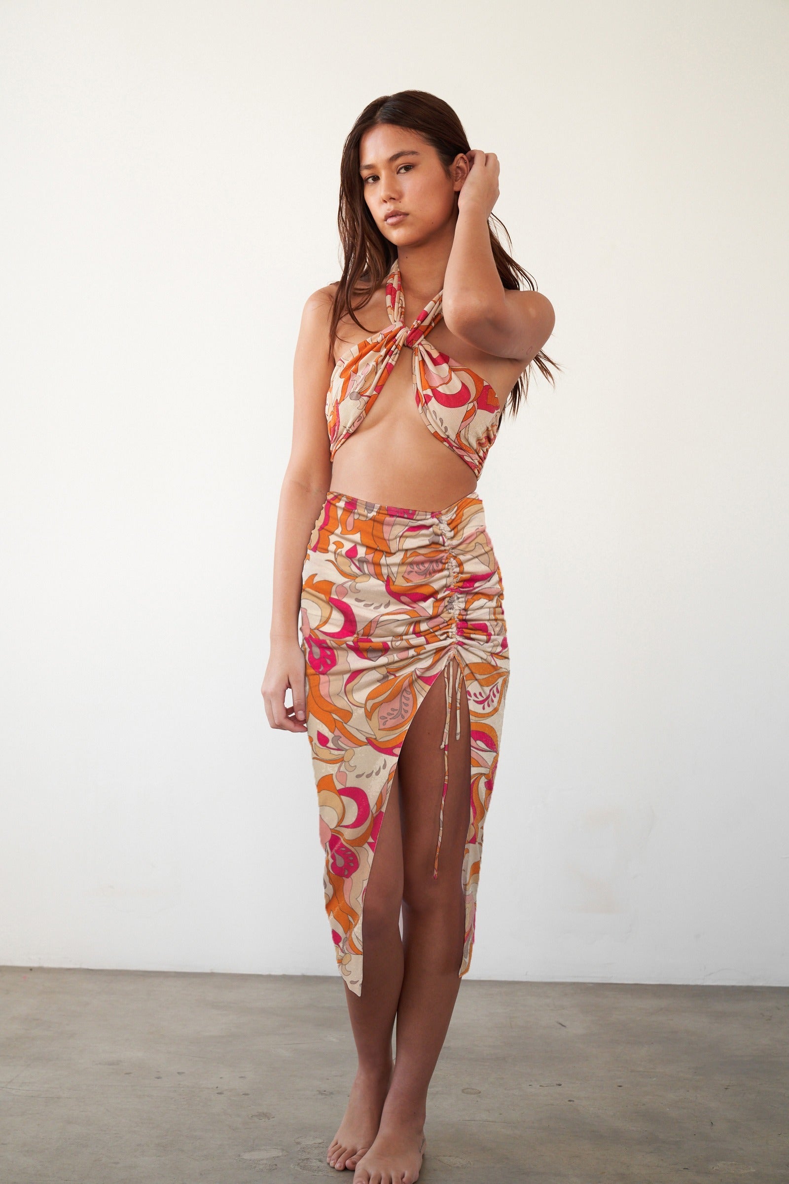 Simone Skirt-Farrah Lurex