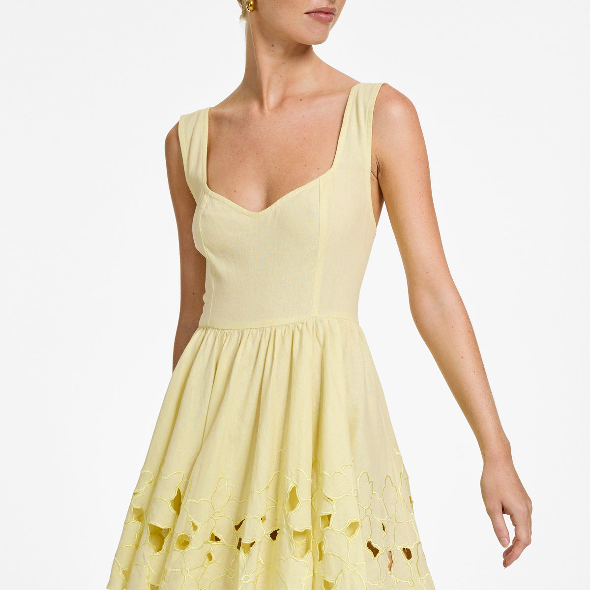 Harlow Mini Dress - Limon Linen Harlow Mini Dress - Limon Linen