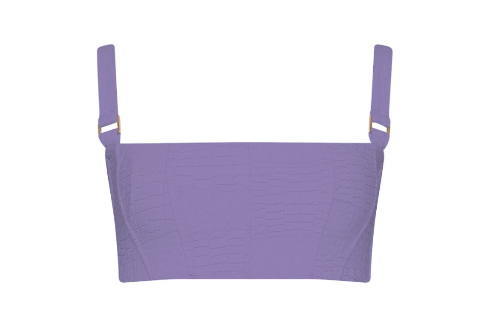Hunter Top - Lavender Croc