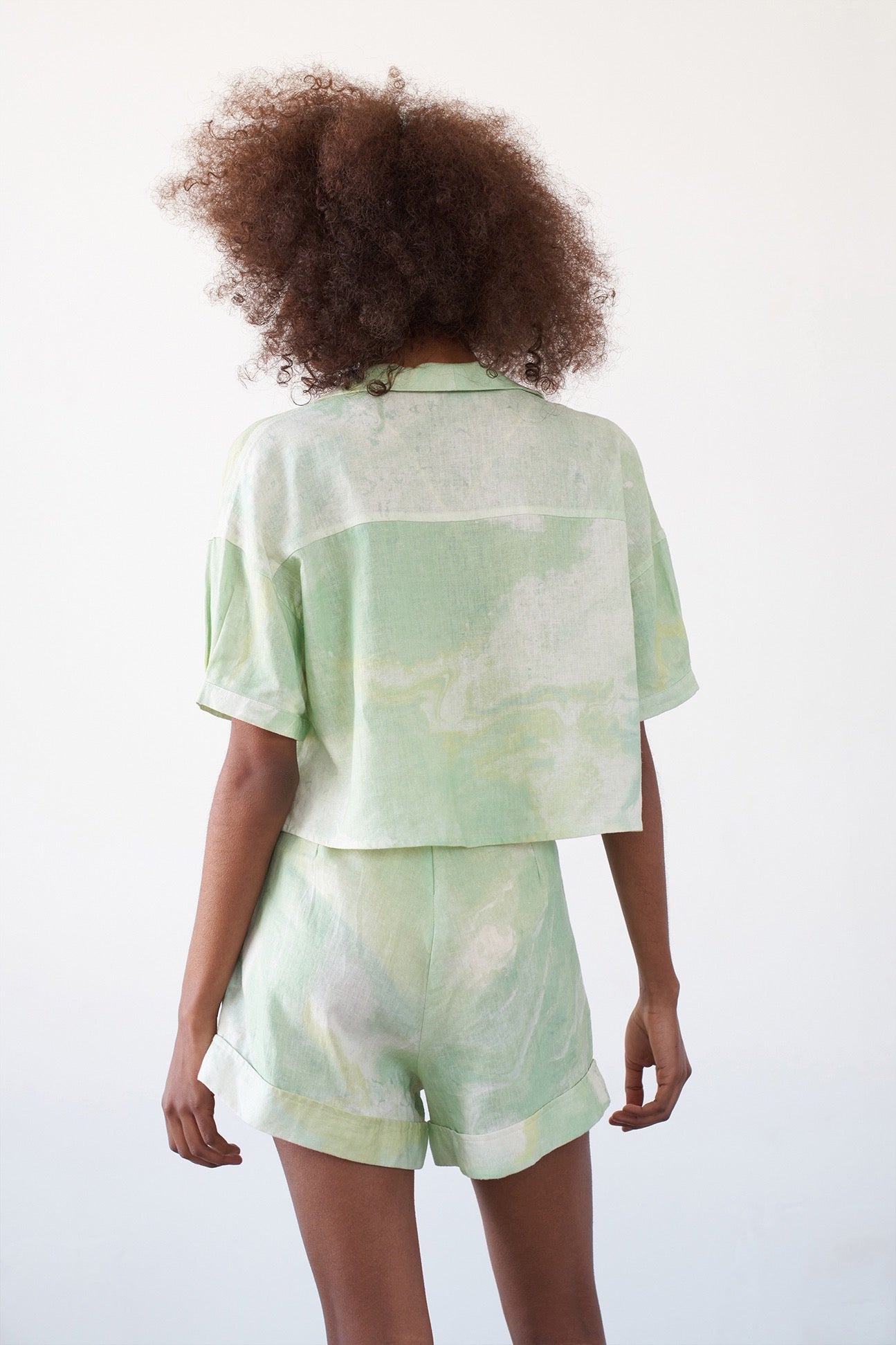 Nina Top-Sorbet Linen